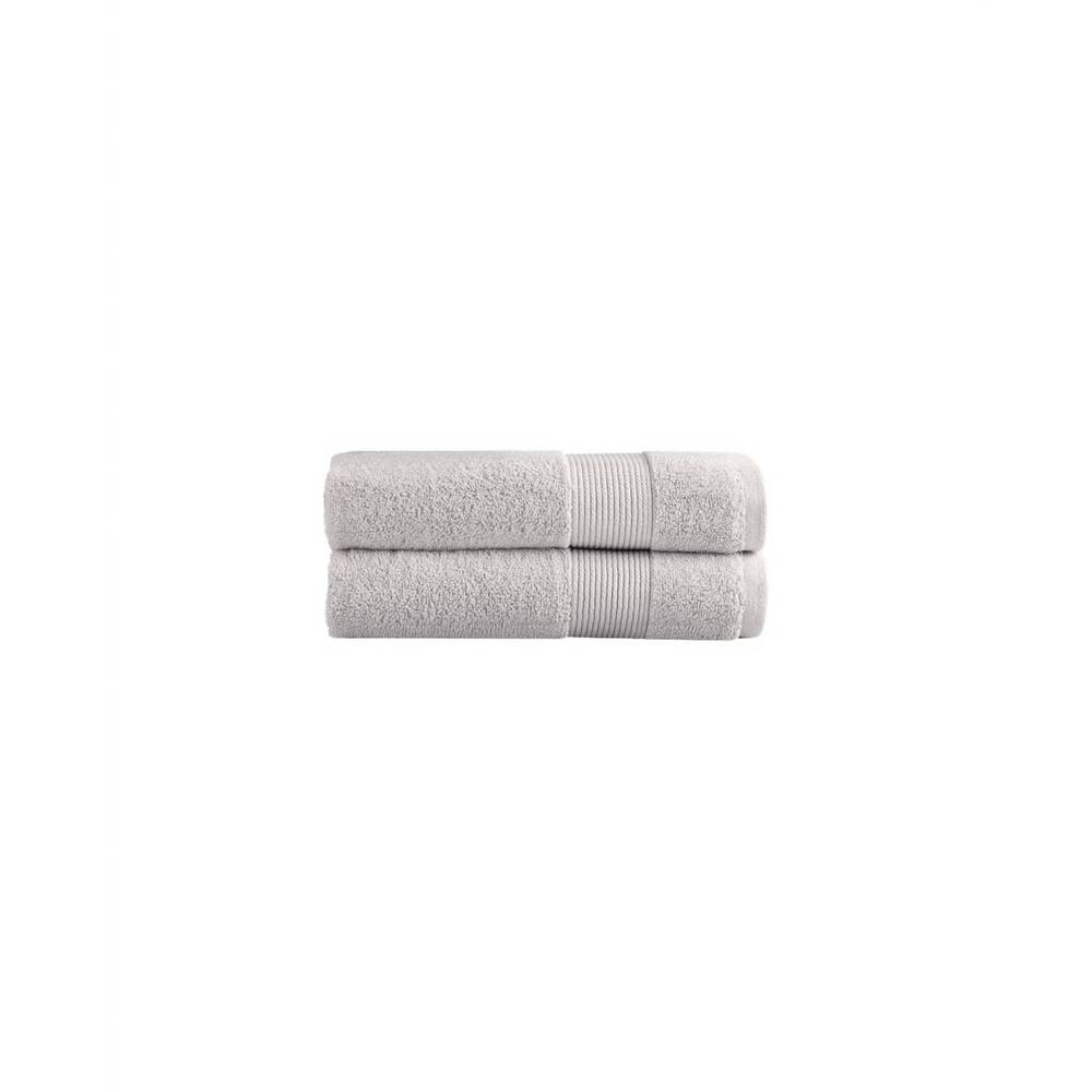 NEW UNDER THE CANOPY classic organic 2-piece hand towel set in silver